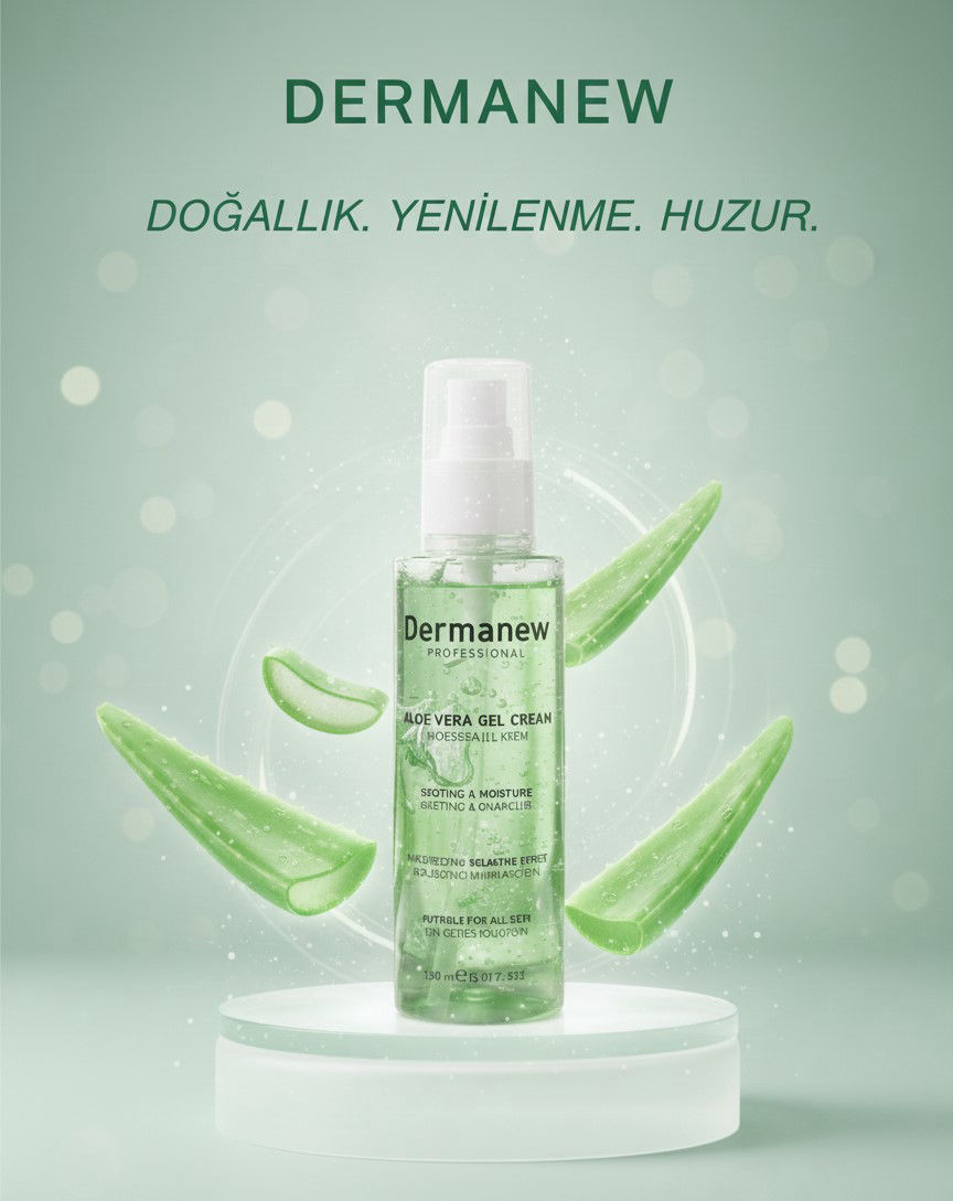 Aloe Vera Gel Cream - Yatıştırır, Onarır, Yeniler.Cildin Doğal Terapisi.