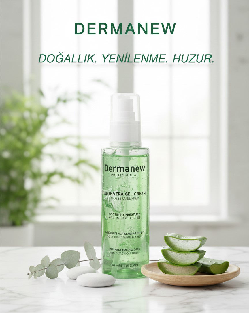 Aloe Vera Gel Cream - Yatıştırır, Onarır, Yeniler.Cildin Doğal Terapisi.