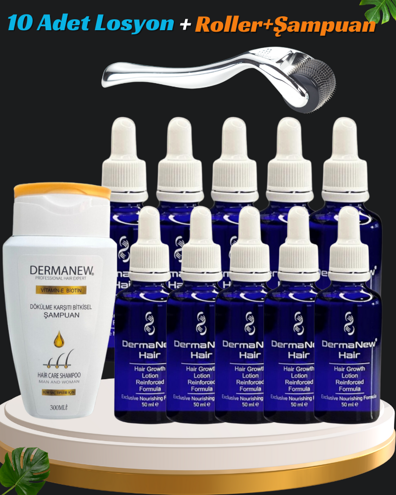10'Lu Saç Bakım Seti +1 Roller +1 Şampuan