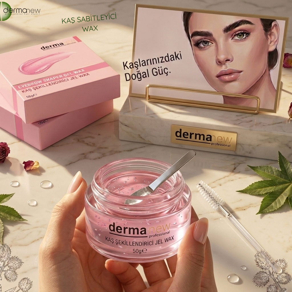 Dermanew Kaş Waxı- Besleyici 24 Saat Kalıcı Şekillendirme ve Belirginleştirme WAXI