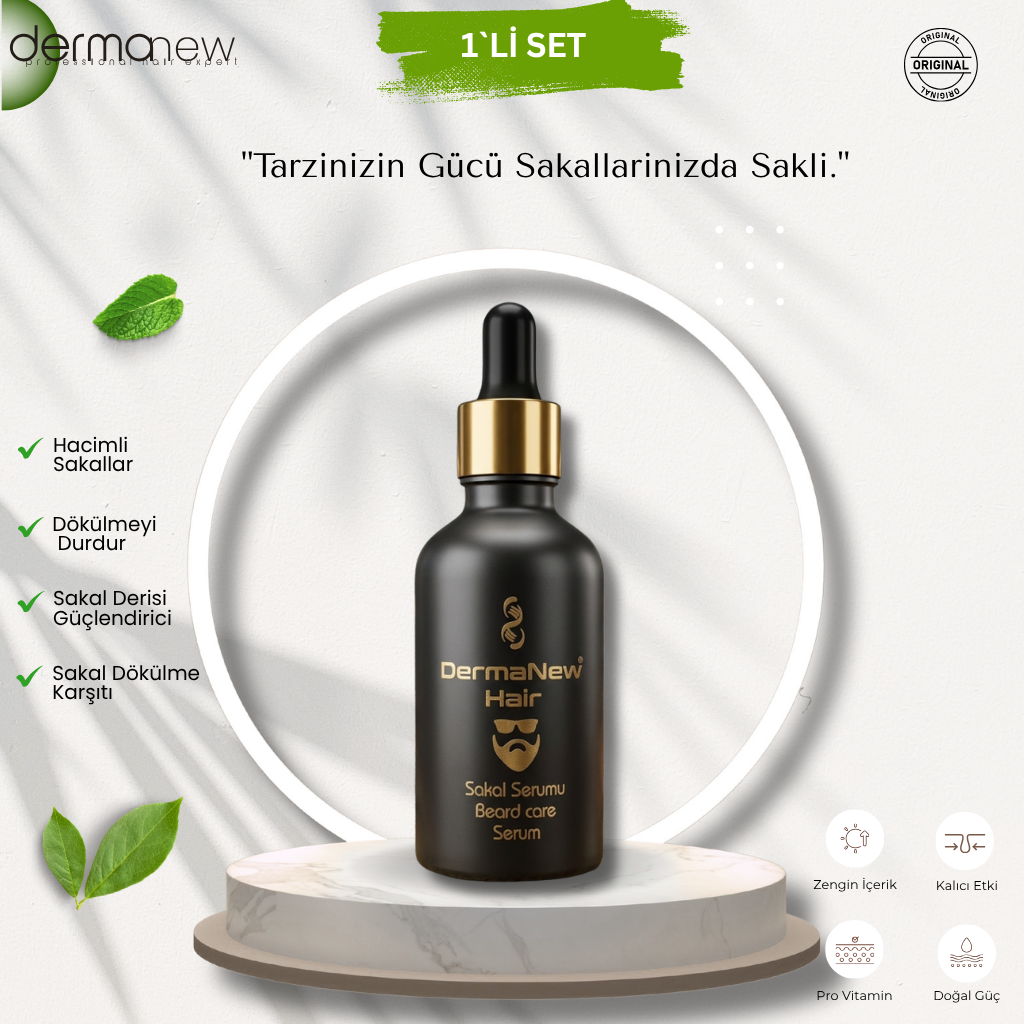 Sakal Serumu - "Sakalında Gücü Hisset, Tarzını Yeniden Keşfet!" 1 Adet