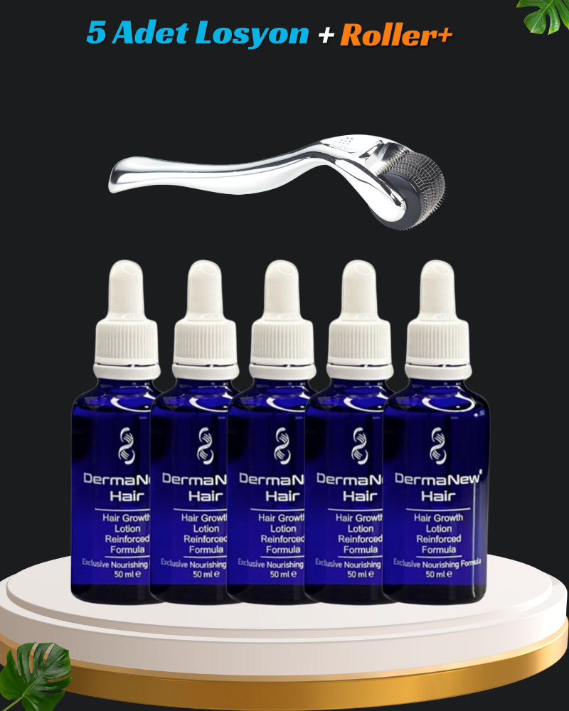 5’Li Saç Bakım Serumu + Roller
