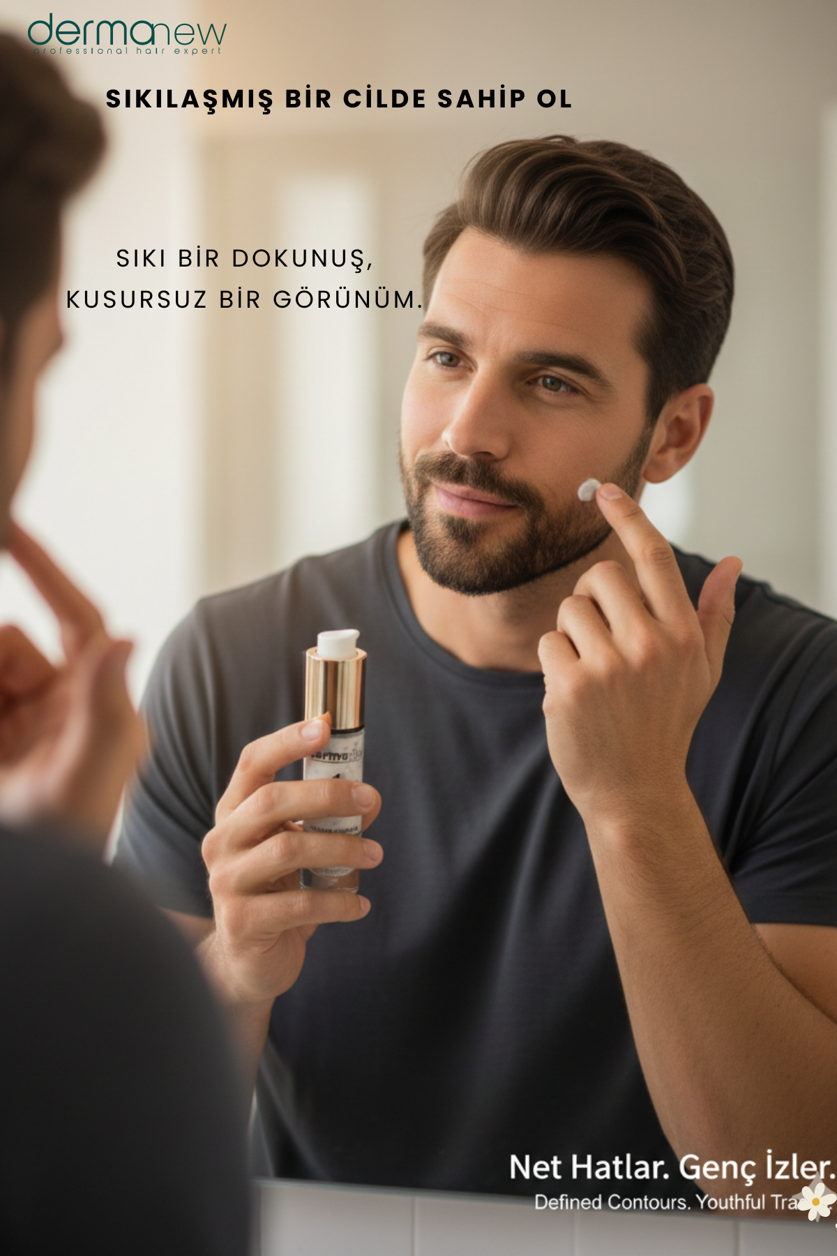 dermanew Cilt Sıkılaştırıcı ve Toparlayıcı Anti-Aging Yüz Bakım Serumu - Net Hatlar & Genç İzler