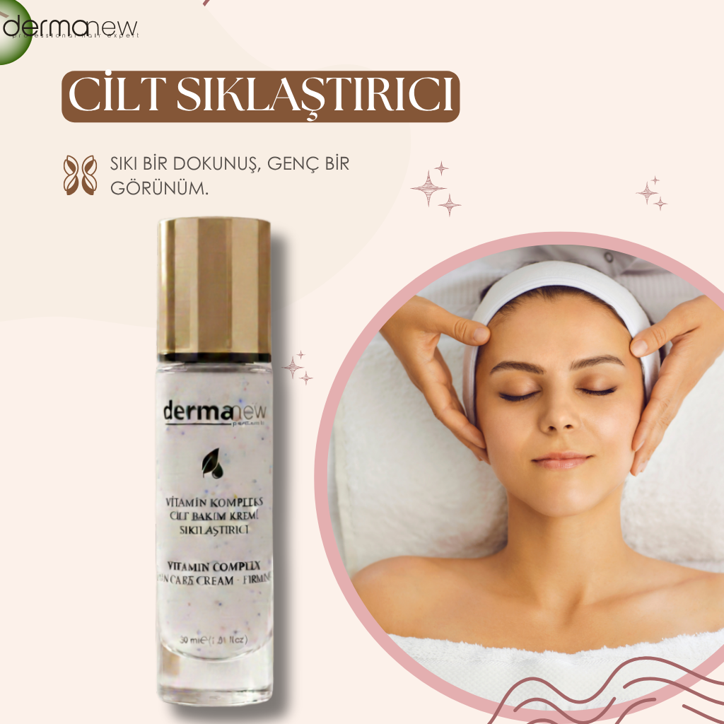 dermanew Cilt Sıkılaştırıcı ve Toparlayıcı Anti-Aging Yüz Bakım Serumu - Net Hatlar & Genç İzler