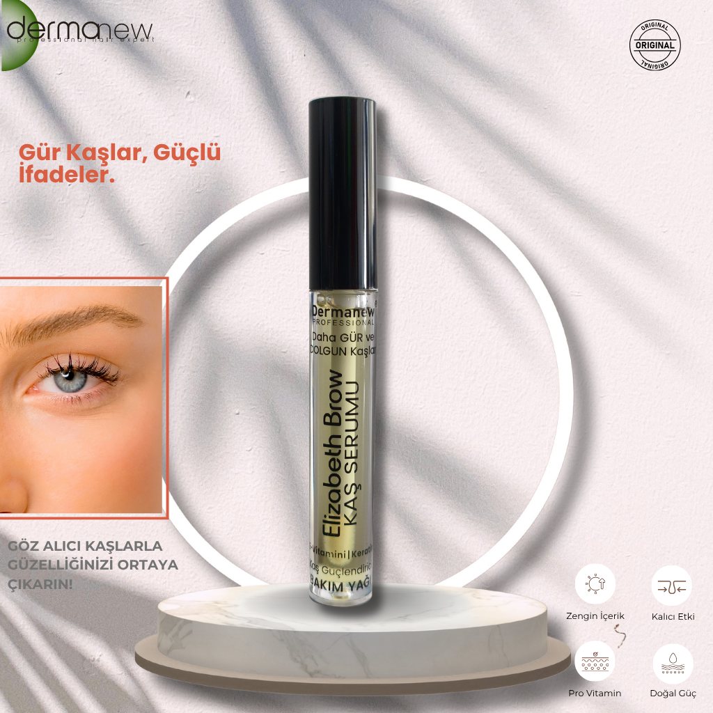 2'li kaş bakım yağı , kaş uzatıcı , dolgun kaşlar- kaş gürleştirici bakım yağı
