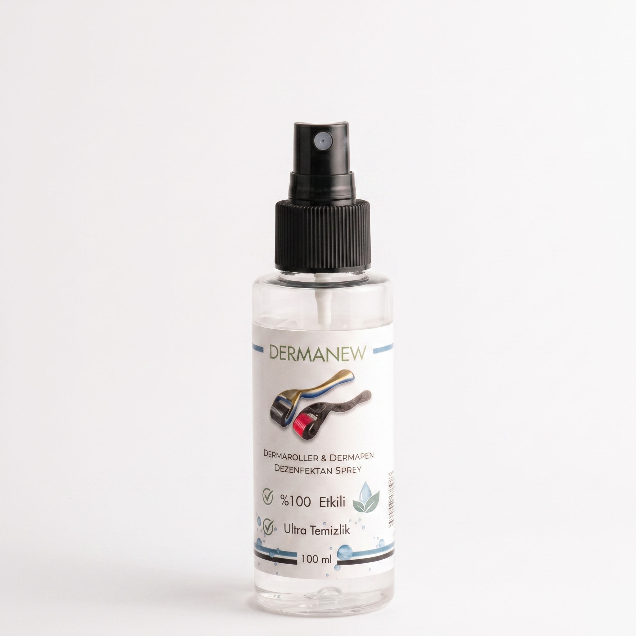 Dermanew Dermaroller & Dermapen Dezenfektan Sprey 100 ml - Hijyenik Temizleme Sıvısı