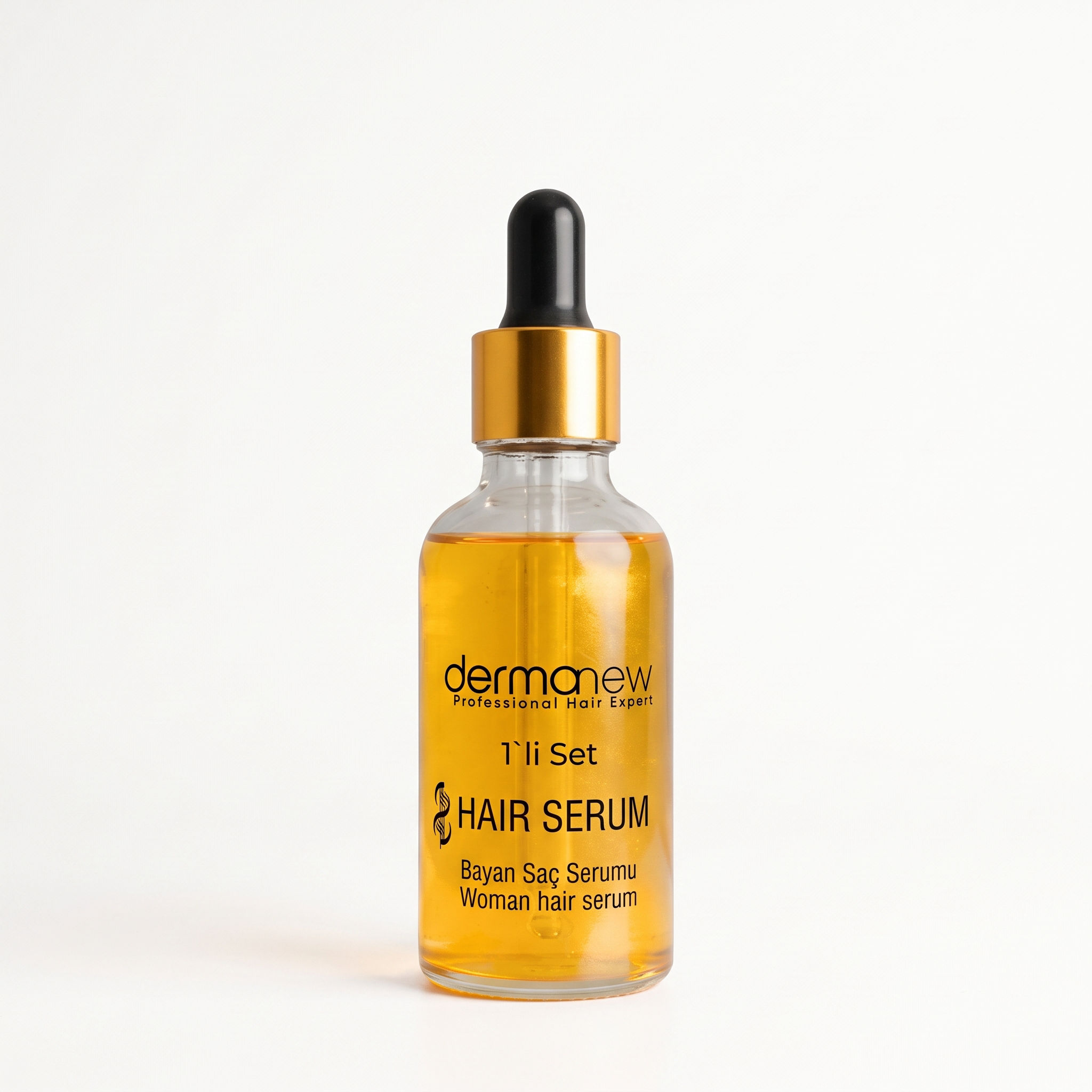 Dermanew Saç Gürleştirici Kadın Serumu 50 ml - Hacimli Saçlar 1’li Set