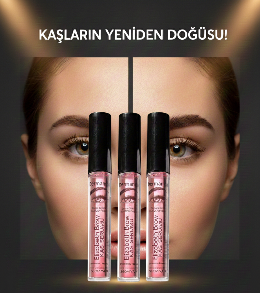 3 'li kaş bakım yağı , kaş uzatıcı , dolgun kaşlar