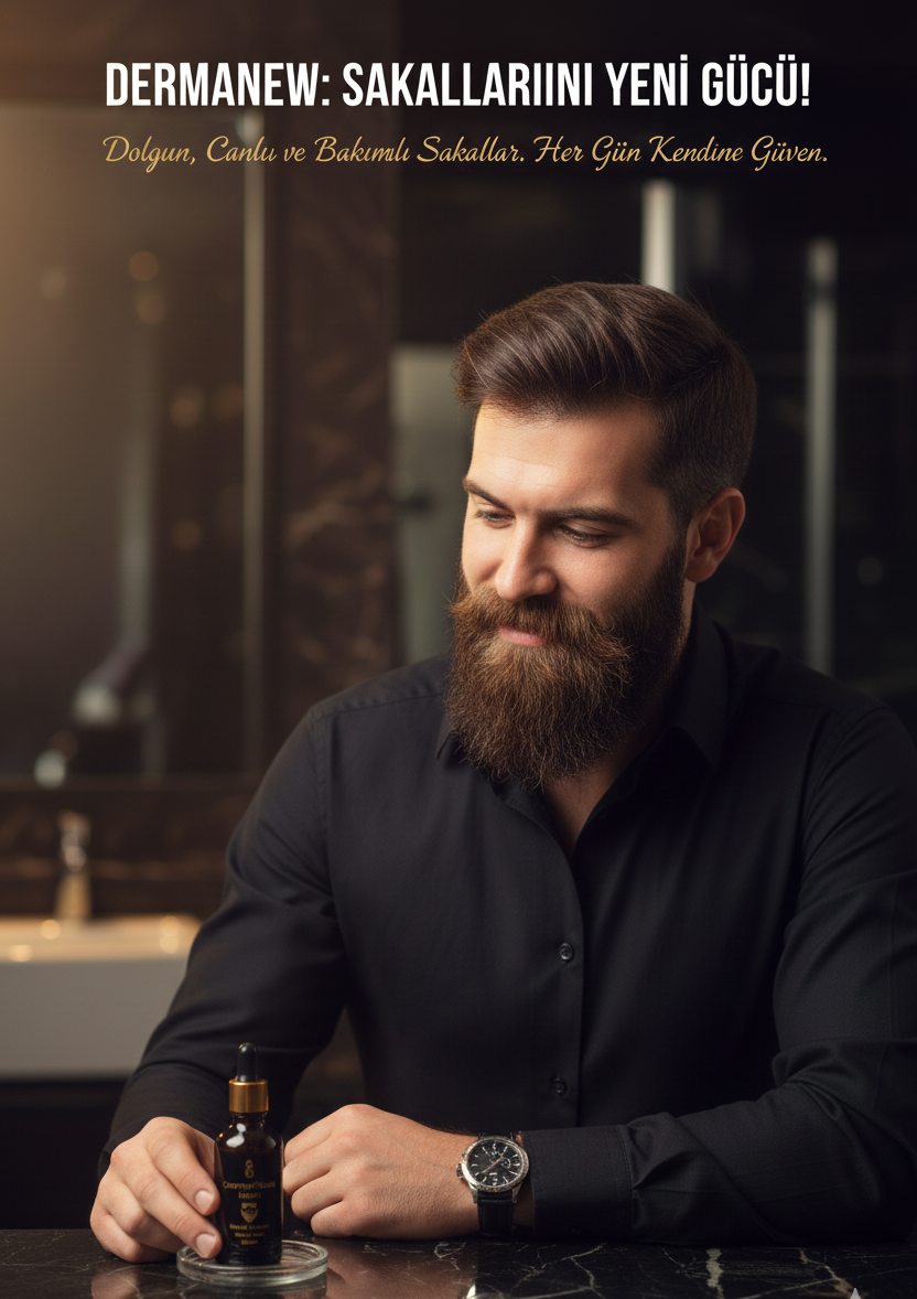 Sakal Serumu - "Sakalında Gücü Hisset, Tarzını Yeniden Keşfet!"