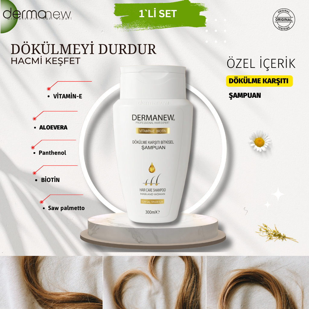 Dökülme Karşıtı Bitkisel Şampuan